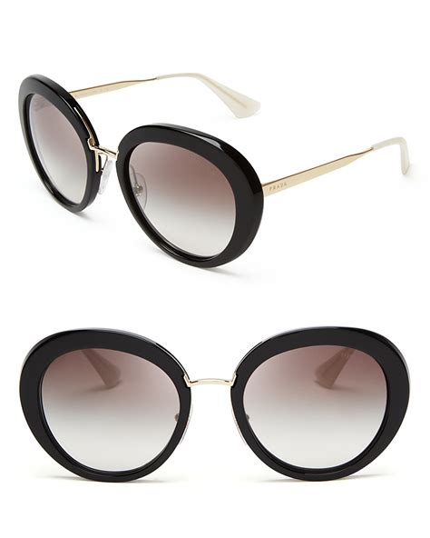 prada oversize round glasses|price of prada sunglasses.